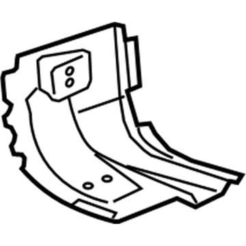 GM 23195041 Filler Assembly, Back Body Opening Frame Side 23195041 GM Filler Assembly, Back Body Opening Frame Side Illustration 1 of 1