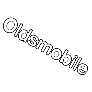 1998 Oldsmobile Silhouette Emblem - 10168153