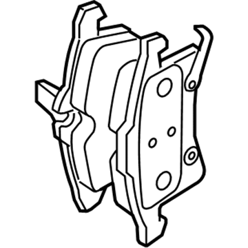 Saturn Astra Brake Pad - 93191893
