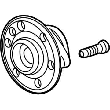 13544385 GM Hub Assembly, Front Whl Illustration 1 of 1