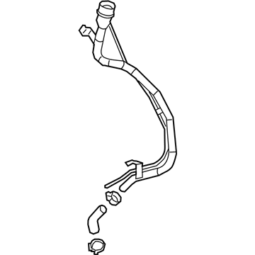 2016 Chevrolet Cruze Fuel Filler Hose - 42679638