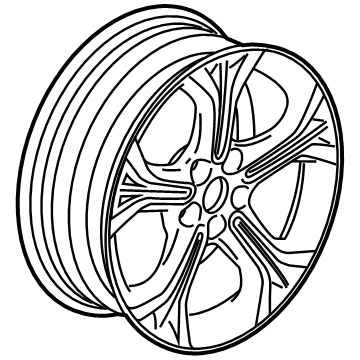 GM 42576165 Wheel Rim, Frt & Rr