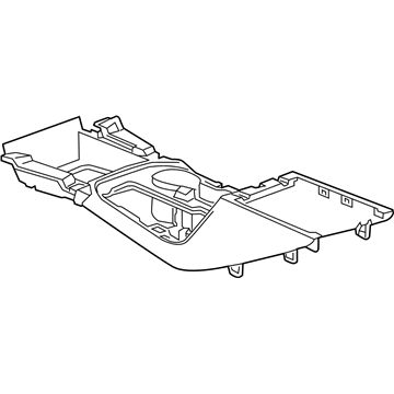 GM 84509820 Panel Assembly, F/Flr Cnsl Upr *Black