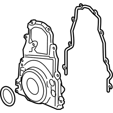 12572014 GM Housing, Crankshaft Rear Oil Seal Illustration 1 of 1