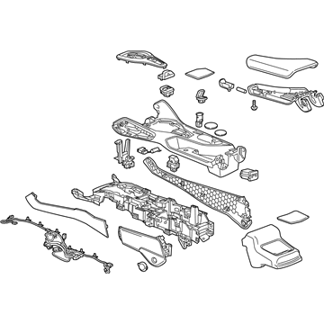 2016 Chevrolet Camaro Center Console Base - 84512482