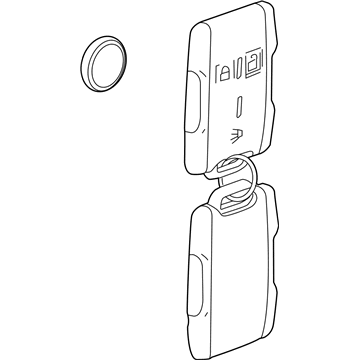 13577771 GM Transmitter, Remote Control Door Lock Illustration 1 of 1