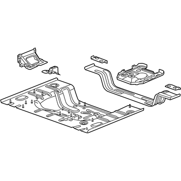 Cadillac ELR Floor Pan - 22957050