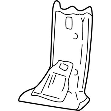 GM 10304502 Panel Assembly, Center Pillar Lower Trim *Gray 10304502 GM Panel Assembly, Center Pillar Lower Trim *Gray Illustration 1 of 1