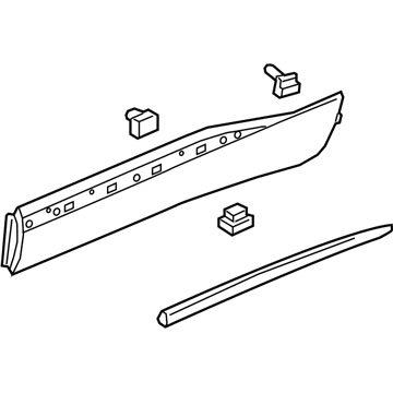 2022 Chevrolet Traverse Door Moldings - 84241763