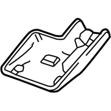 22963887 GM Cover, Windshield Multifunction Sensor Mount Bracket *Black Illustration 1 of 1