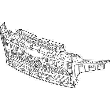 87825514 GM GRILLE-FRT Illustration 1 of 1
