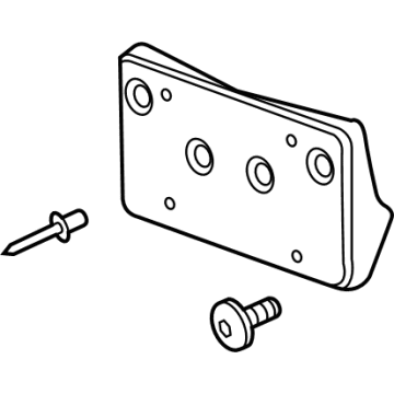 GM 23320630 Attachment Kit,Front License Plate Bracket