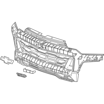 GM 85051671 GRILLE ASM-FRT