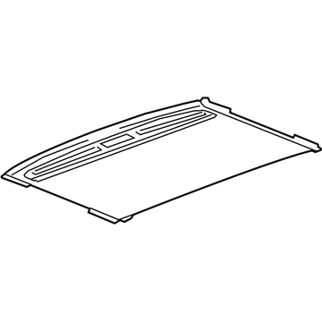 GM 42588077 Sunshade Assembly, Sun Rf *V Lt Calvaniz