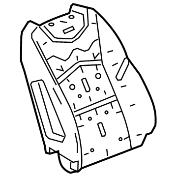 2024 Cadillac XT4 Seat Cushion Pad - 84551401