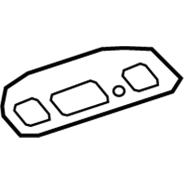 GM 85617342 LAMP ASM-R/RL R/SEAT POSN RDG & CTSY *VERY LT PLATM