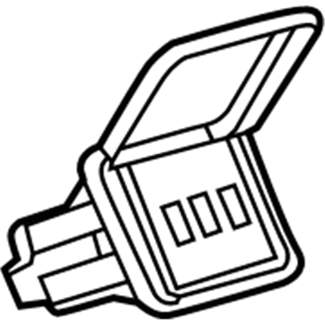 GM 13509945 Receptacle Assembly, Usb 2 Portion W/ Remote *Black