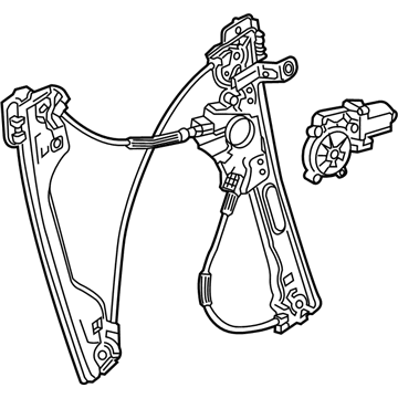 2015 Chevrolet Impala Window Regulator - 84081259