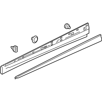 2022 Chevrolet Bolt EV Door Moldings - 42733636