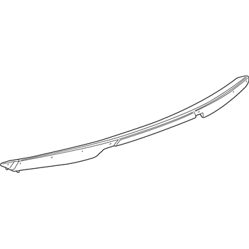 84093718 GM Spoiler Assembly, Rear End *Service Primer Illustration 1 of 1