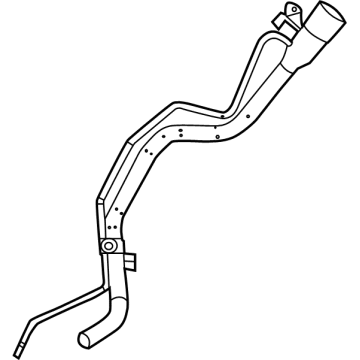 GM 84496050 Pipe Assembly, F/Tnk Fil (W/ Fil Hose)