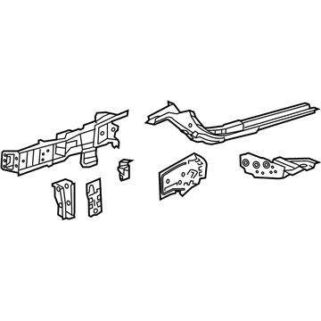 39099438 - Genuine GM Rail Assembly, Front Compartment Side