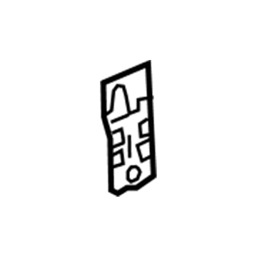39018955 - Genuine GM Plate, Front Compartment Side Rail