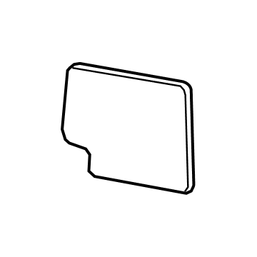 GM 84301408 Mirror, O/S Rr View (Refl Glass & Bkg Plt)