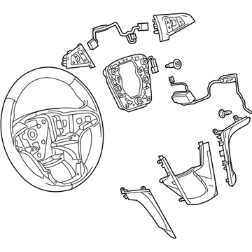 Buick Allure Steering Wheel - 22846346