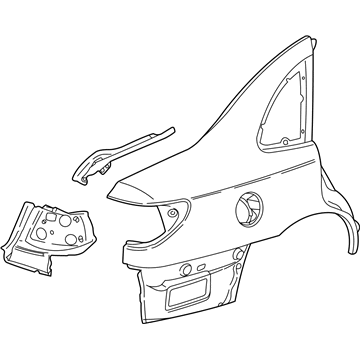 GM 22709303 Panel,Quarter Outer