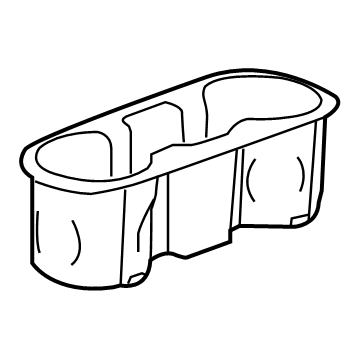 GM 84505584 Liner, F/Flr Cnsl Cup Hldr