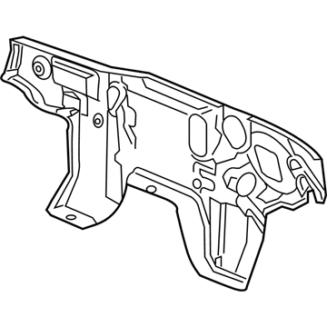 GM 84304033 Dash Panel Outer Insulator 84304033 GM Dash Panel Outer Insulator Illustration 1 of 1