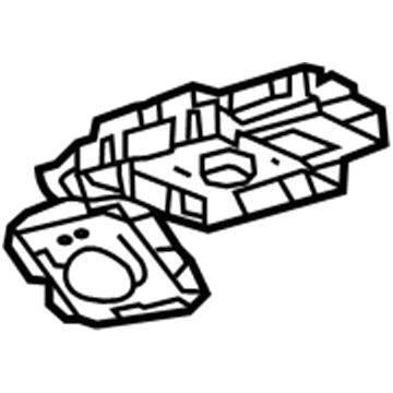 GM 23396155 Lamp Assembly, Center Reading & Courtesy *Shale