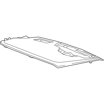 GM 84900137 Hood Assembly, I/P Inst Cstr *Black