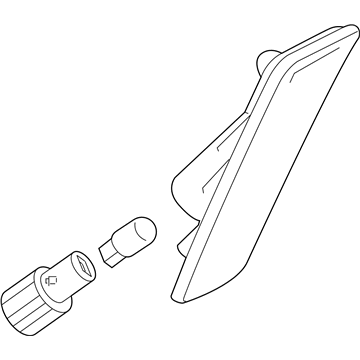 GM 84299173 Lamp Assembly, Front Si Mkr