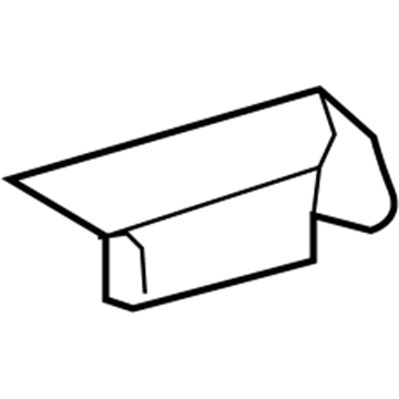 20922513 GM Front Side Door Accessory Switch Mount Plate Illustration 1 of 1