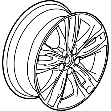 GM 84898710 Wheel, Front & Rr