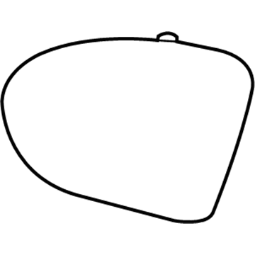 GM 39123330 Mirror, O/S Rr View (Refl Glass Only)