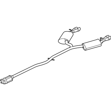 2005 Pontiac Bonneville Exhaust Pipe - 25763175