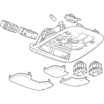 GM 85558637 CONSOLE ASM-RF *JET BLACK