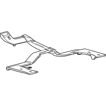 GM 23243143 Duct - Floor Rear Air Outlet