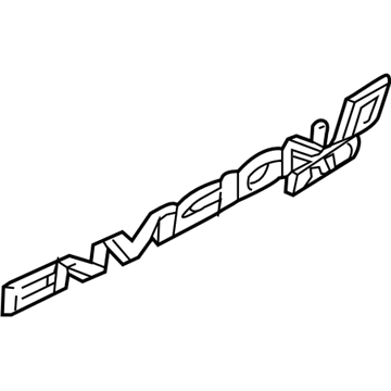 GM 23445332 Plate Assembly, Lift Gate Engine Name