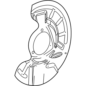 2020 Buick Regal Brake Backing Plate - 84228315