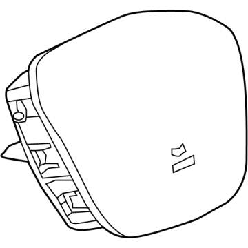 GM 85631136 AIRBAG ASM-STRG WHL *JET BLACK