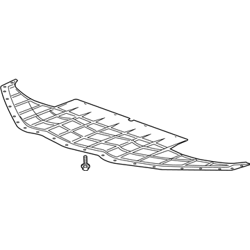 23163400 GM Deflector Pkg, Front Bumper Fascia Air Illustration 1 of 1