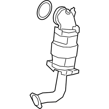 2023 Cadillac XT4 Catalytic Converter - 55516915