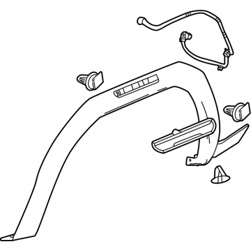 86820609 - Genuine GM MOLDING ASM-RR WHL OPG