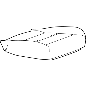 GM 86790935 COVER ASM-F/SEAT CUSH *TORCH RED