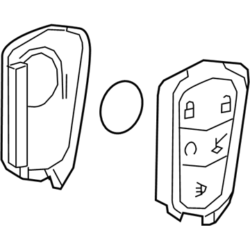 GM 13544052 Transmitter Assembly, R/Con Dr Lk & Theft Dtrnt
