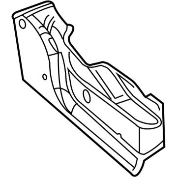 88941540 GM Cover,Passenger Seat Riser Finish *Ebony Illustration 1 of 1